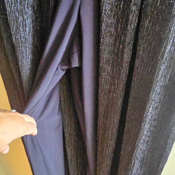 Laura Overlay Rhinestone Detail Jumpsuit - Marine/Navy Blue - Picture 8 of 9